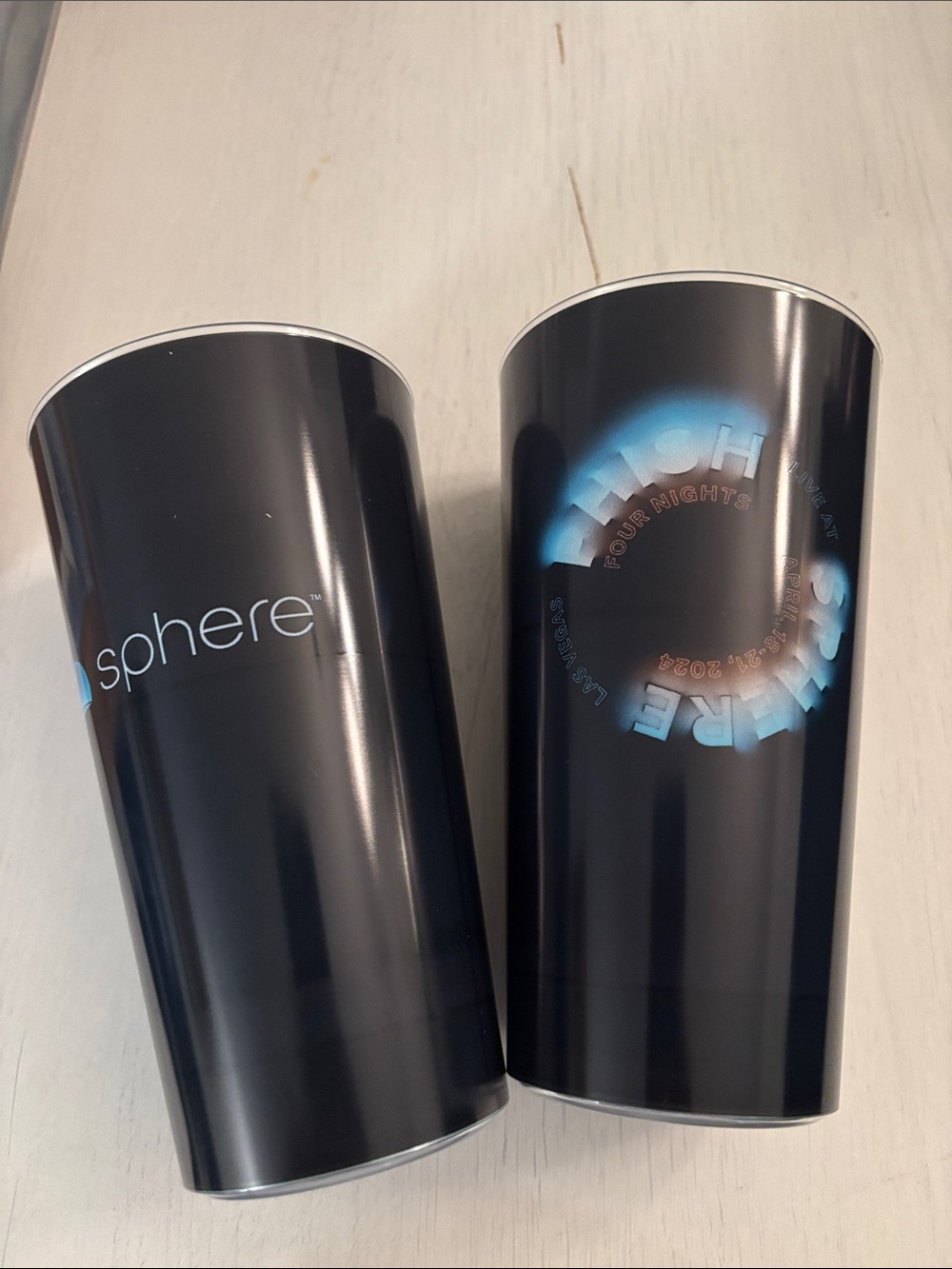 Phish-Sphere Black Travel Tumbler - Set of 2